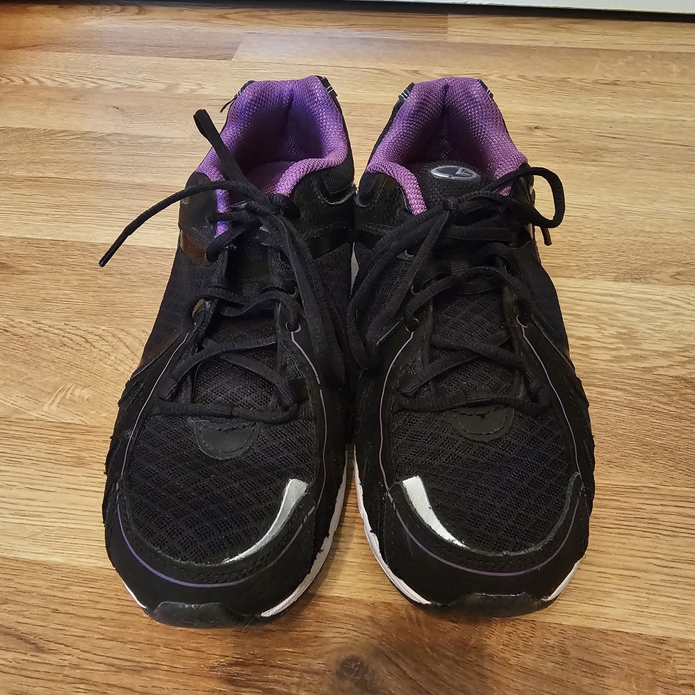 Champion Black and Purple Athletic Shoes Size 7